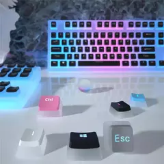 104 teclas pudim tema keycap oem perfil abs pbt duplo tiro keycap para mx switch na internet