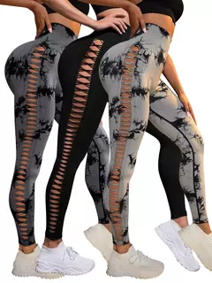 Leggings sem costura tie-dye para mulheres - comprar online