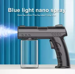 280ml nano luz azul pulverizador barbeiro sem fio pós-barba vapor usb pistola de desinfecção - comprar online