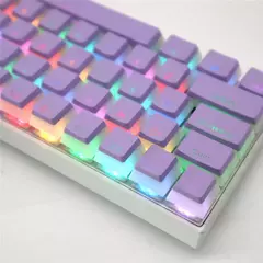 Imagem do 104 teclas pudim tema keycap oem perfil abs pbt duplo tiro keycap para mx switch