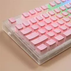 104 teclas pudim tema keycap oem perfil abs pbt duplo tiro keycap para mx switch - comprar online