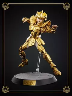 Saint Seiya Figura de ação Saint Seiya-Milo Figuras de montagem Saint Seiya-Mu - Estrela Alfa