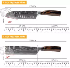Profissional japonês chef faca facas de cozinha santoku corte simples pão carn na internet