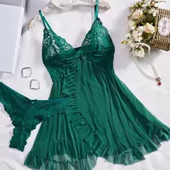 Suspensórios de tule requintados femininos lencerias renda com decote em v roupa interior semi-transparente na internet