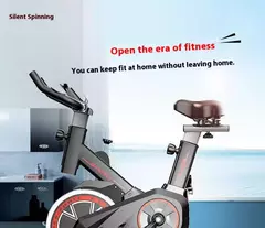 Silencioso esportes internos estrutura de aço e metal bicicleta giratória