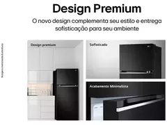 Geladeira/Geladeira LG Frost Free Preta 395L - 110V - loja online