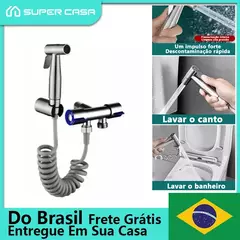 Conjunto de chuveiro de vaso sanitário versátil, proteção de aço inoxidáve - comprar online
