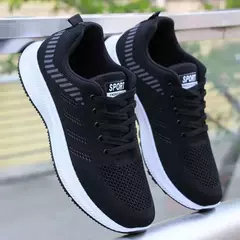 Calçado desportivo casual exercício para homem, tênis de corrida na moda, tê - comprar online