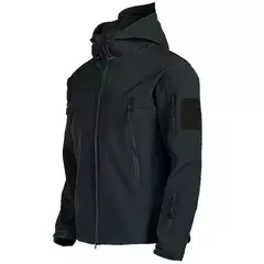 TRAF-Jaqueta tática masculina com capuz, pele de tubarão, casca macia, à prov na internet