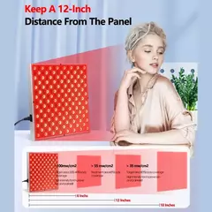 LED Red Light Therapy Painel de Lâmpada para cuidado Facial