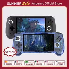ANBERNIC RG556 Handheld Game Console 5.48-inch AMOLED Screen Android 13 Game Player 1080*1920 Resolution 8GB LPDDR4X 128G UFS2.2