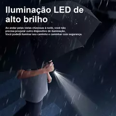 Guarda-sol dobrável de 10 ossos com bolsa automática - comprar online