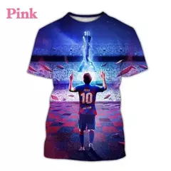 Camiseta "o pequeno gigante ET"Lionel messi impressão 3d