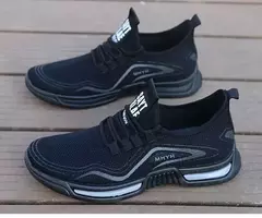 Imagem do Sapatos masculinos penetração na moda tênis masculino esporte tênis de corrida
