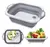 Tabla Verduras Canasta Pileta Plegable Silicona