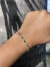 Pulseira corações verdes