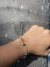 Pulseira Corações Pretos Fixos - comprar online