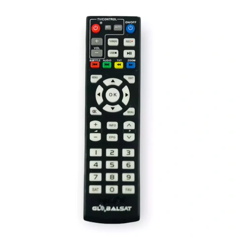 Controle Para Receptor de Tv Compatível Global Sat