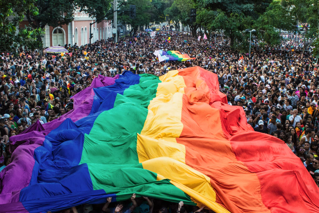 Ímã Fotográfico - Bandeira LGBT