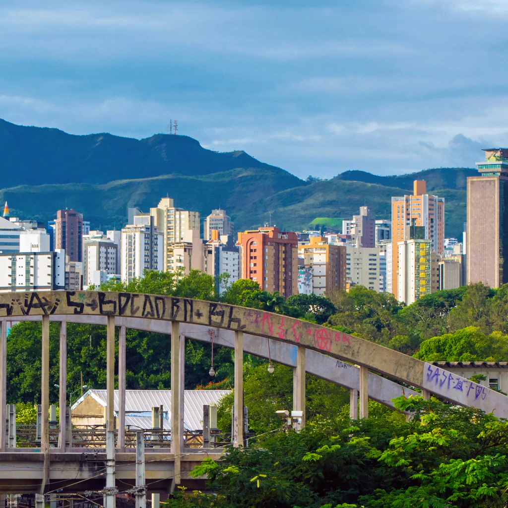 Impressão "Belo Horizonte e o Viaduto"