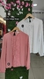Blusa manga longa com aplicação