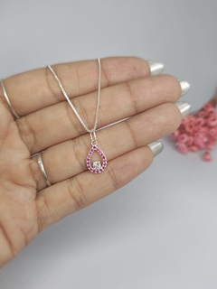 Colar Gota Cravejada