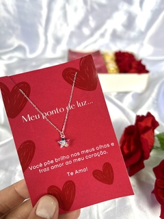 Colar Flor cravejada - comprar online