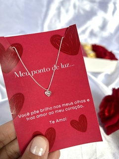 Colar Ponto de Luz Cristal - comprar online