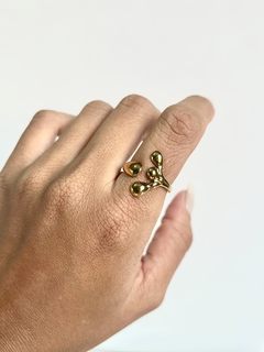 Anel Aço dourado - comprar online
