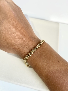 Pulseira escama de aço - comprar online