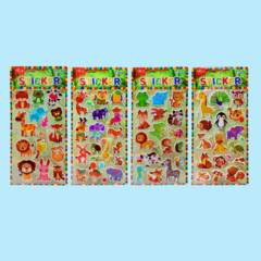DOCENA STICKERS ANIMADOS SURTIDO en internet