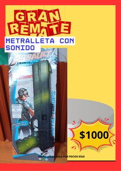 METRALLETA CON SONIDO
