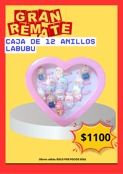 DOCENA ANILLOS LABUBU