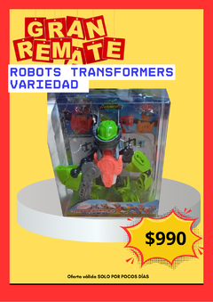 ROBOTS TRANSFORMES VARIEDAD