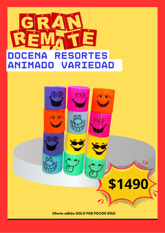 DOCENA DE RESORTES EMOJI