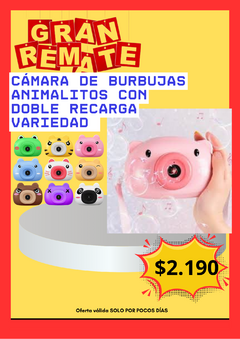 CÁMARA DE BURBUJAS CON DOS RECARGAS