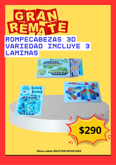 ROMPECABEZAS 3D VARIEDAD