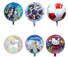 DOCENA GLOBOS DISNEY VARIEDAD 45 CM S/V - Distribuidora y comercializadora Villagrán y Palma SpA 