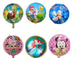 DOCENA GLOBOS DISNEY VARIEDAD 45 CM S/V en internet