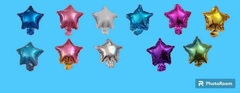 DOCENA DE GLOBOS 12 CM ESTRELLAS S/V