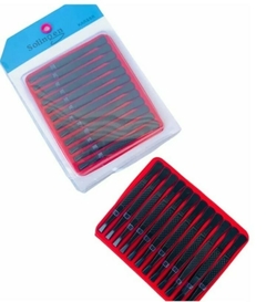 SET DE 12 PINZAS NEGRAS