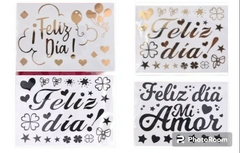 DOCENA DE STICKERS PARA DECORAR TAMAÑO A4