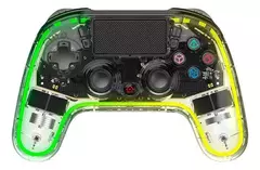 Joystick Level Up Bushmaster Ps4 Ps3 Pc Bluetooth Android 2 Color Transparente