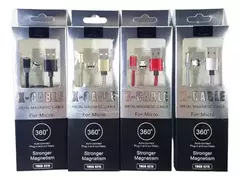 Cable Magnetico Cargador Micro Usb Mallado
