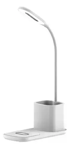 Lámpara Escritorio Velador Led C/ Base De Carga Inalámbrica - tienda online