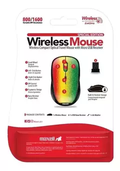 MOUSE MAXELL MOWL-201 RASTA en internet