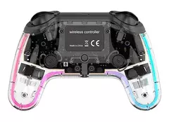 Joystick Level Up Bushmaster Ps4 Ps3 Pc Bluetooth Android 2 Color Transparente - comprar online