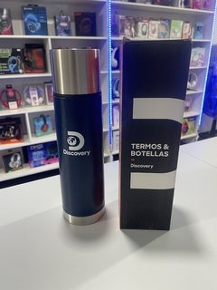 Termo Acero Inoxidable Discovery Antiderrame 500 Ml Azul 13615 en internet