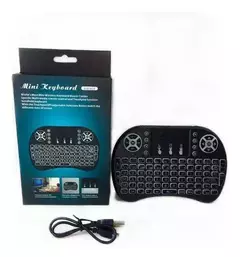 Mini Teclado Inalámbrico Touch Smart Tv Led Usb