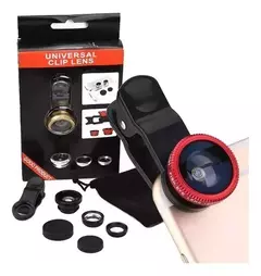 LENTE OJO DE PEZ KIT X3